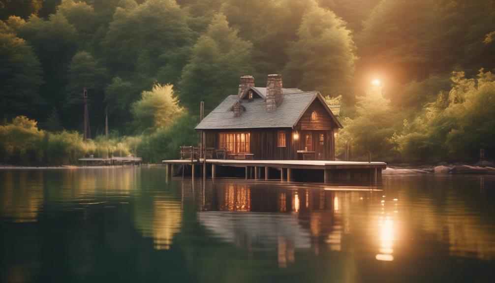 picturesque lake george cottages